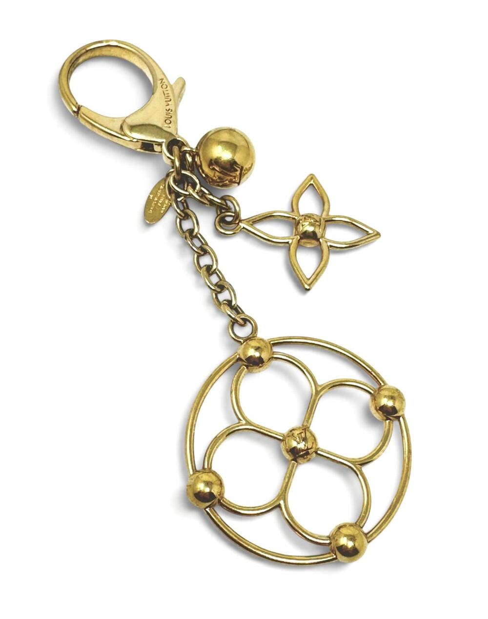 ✨🛍️ Louis Vuitton Gold-Tone Bloomy Bag Charm
